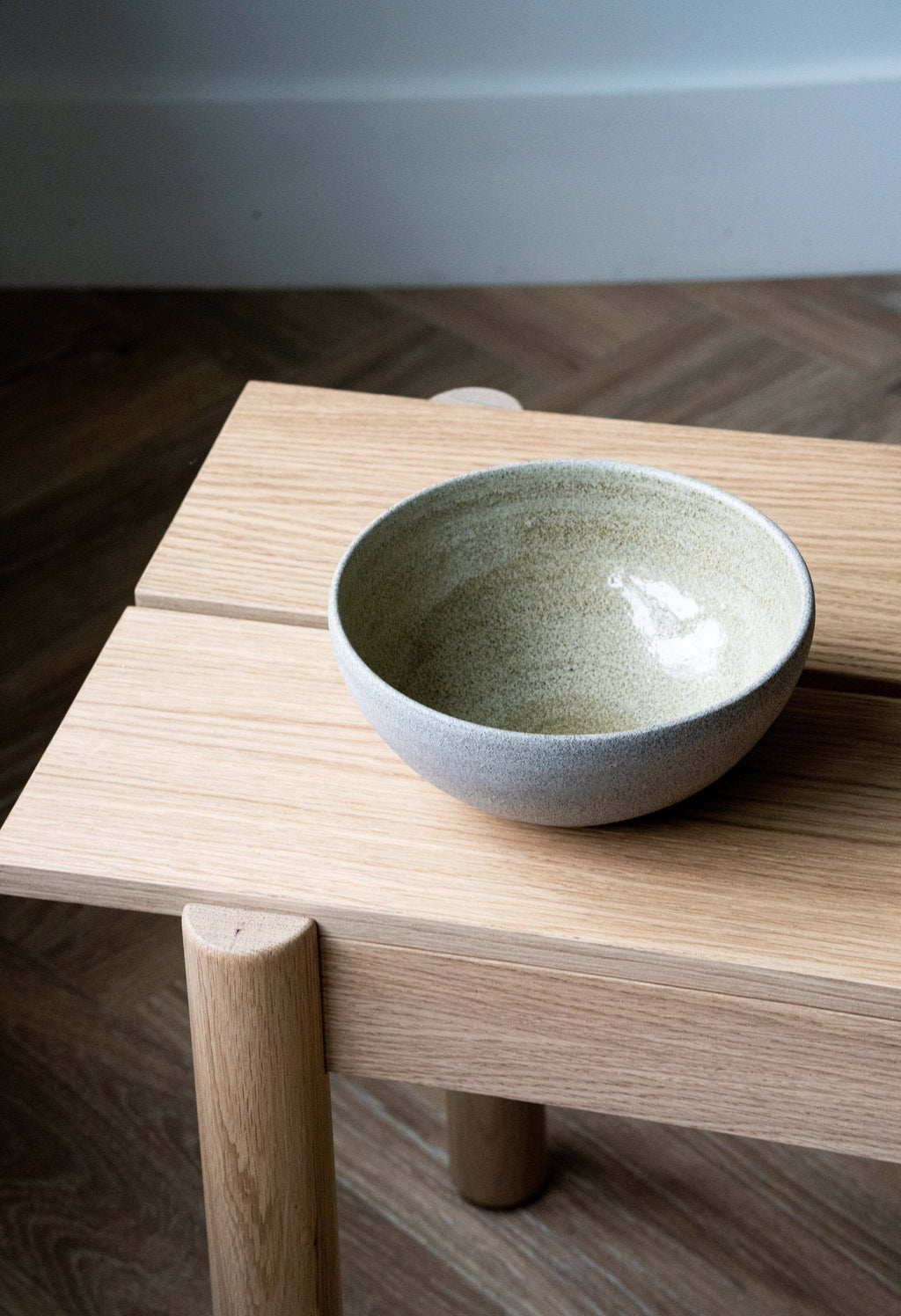 Concrete Stoneware Everyday Bowl, another angle