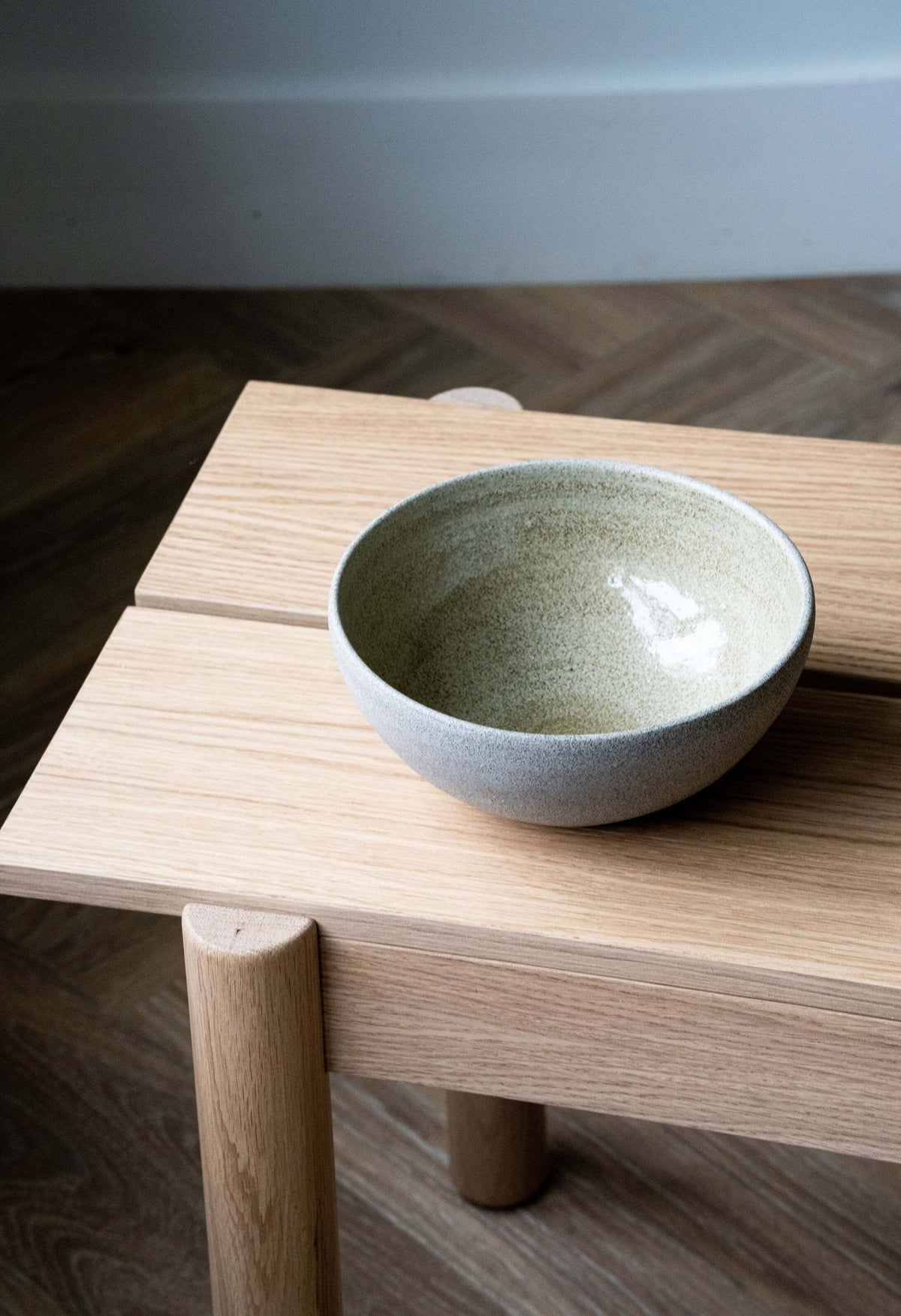 Concrete Stoneware Everyday Bowl, another angle