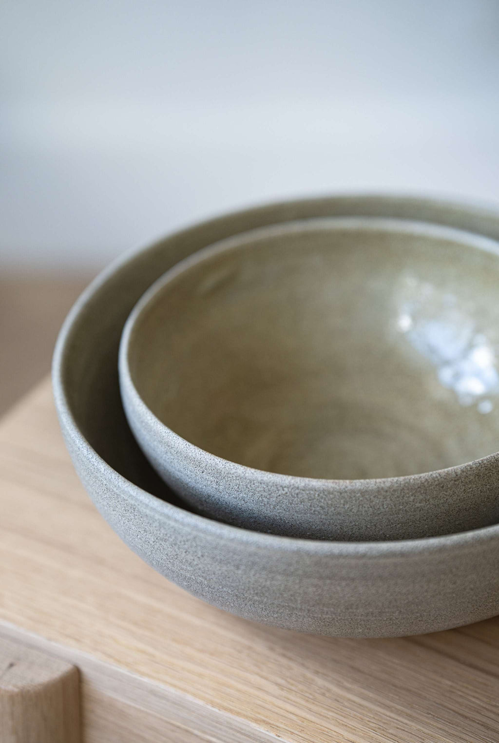 Concrete Stoneware Fruit Bowl, Large, view 6