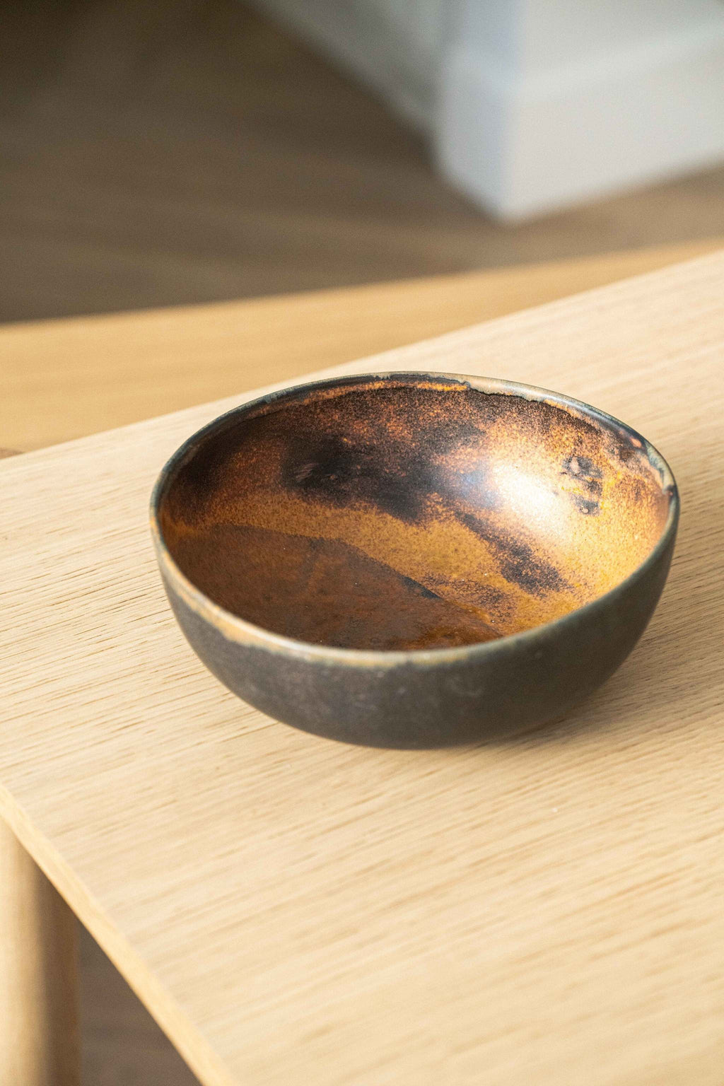 Rust Stoneware Nesting Bowl Set