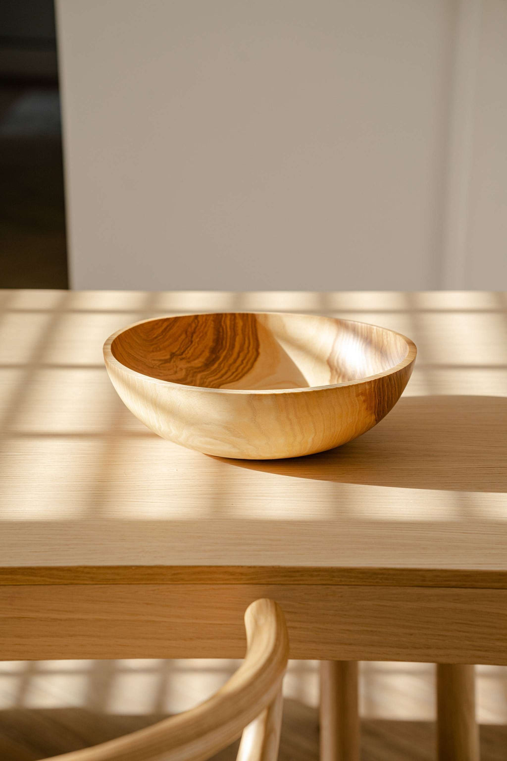 Ash Wood Nesting Bowl Set of 3, another angle