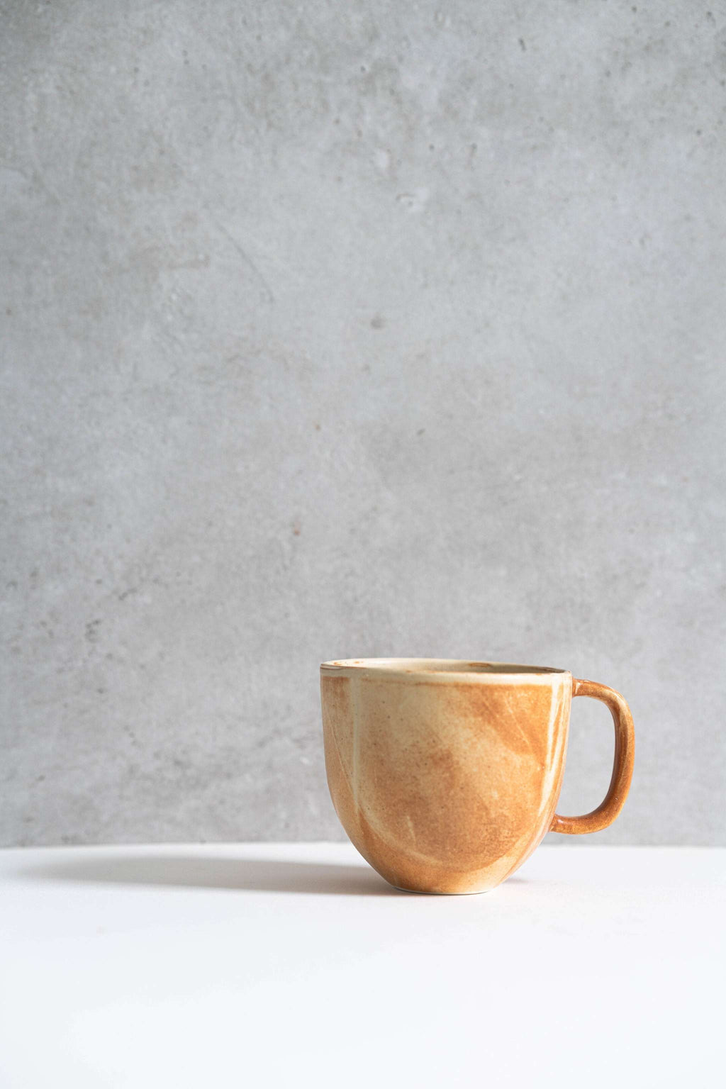 Beige Stoneware Coffee Mug, alternate view