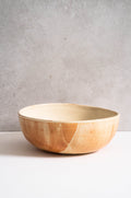 Beige Matte Salad Serving Bowl, view 7