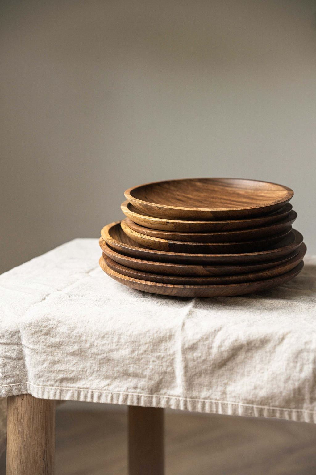 Hand-Carved Walnut Plate, view 6