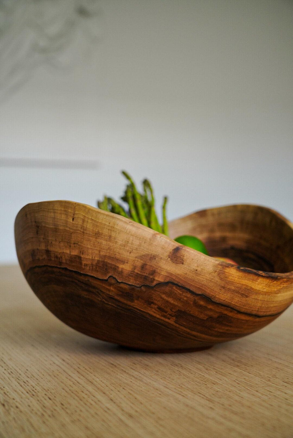 Hand-Carved Walnut Bowl, Extra Large, view 5