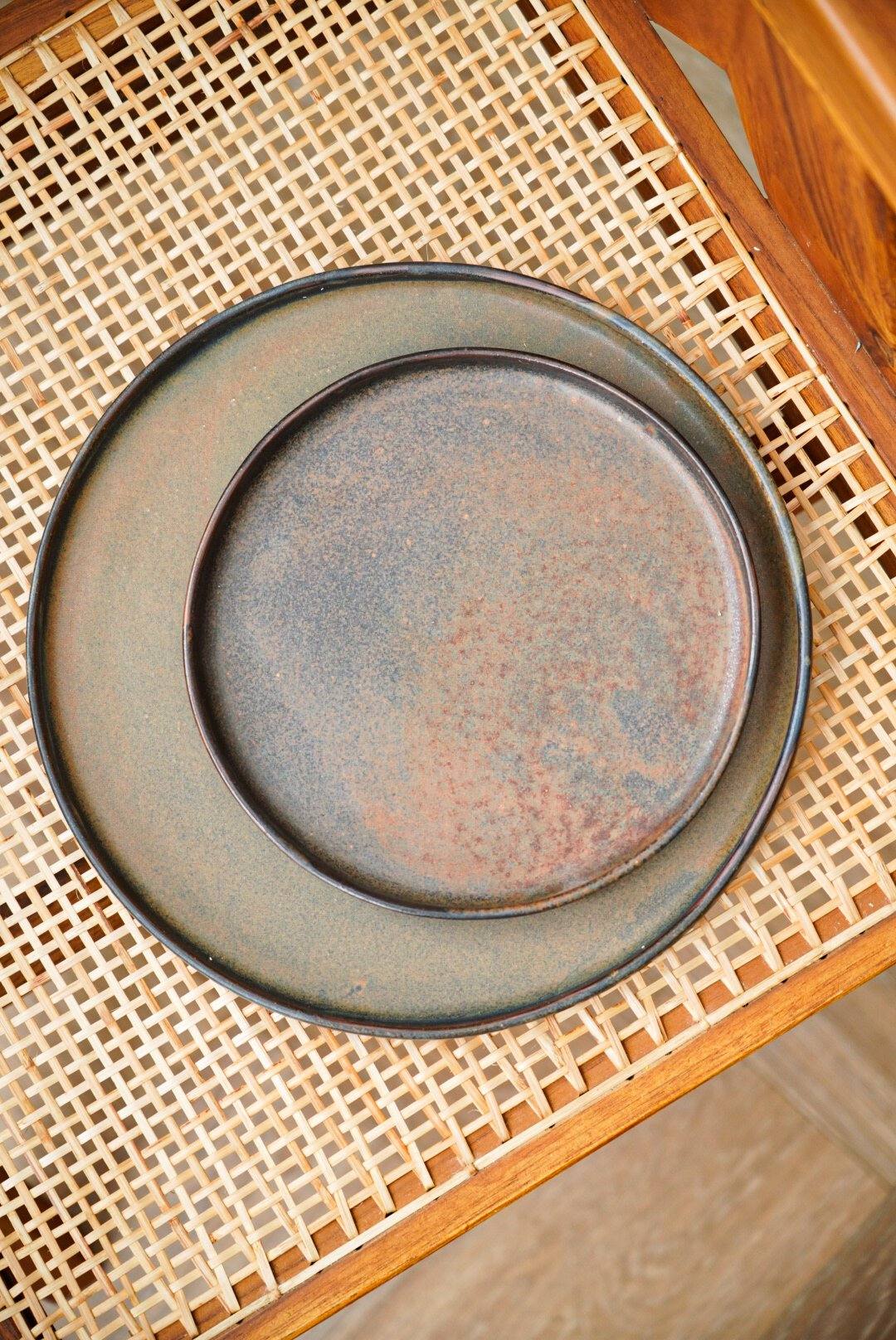 Rust Stoneware Dinner Plate, view 7