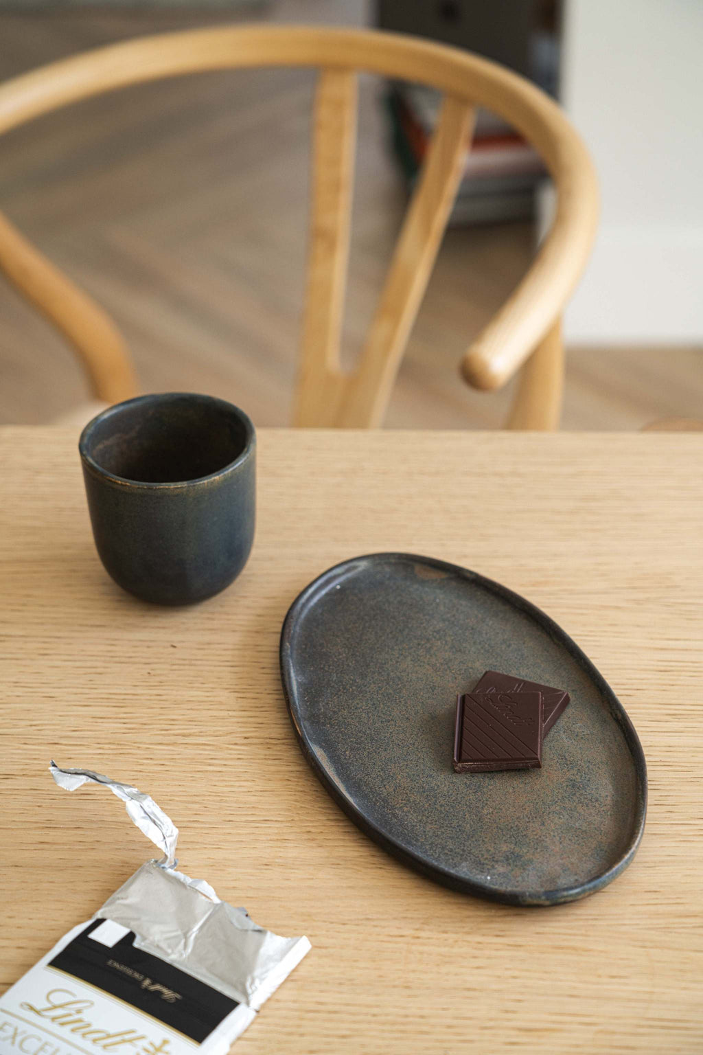 Rust Matte Oval Serving Platter, view 5