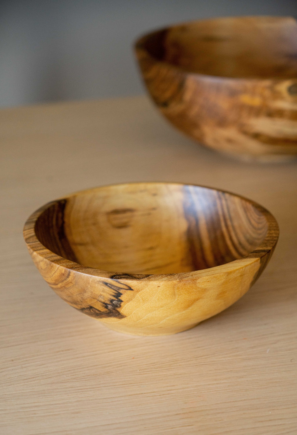 Walnut Nesting Bowl Set of 3, another angle