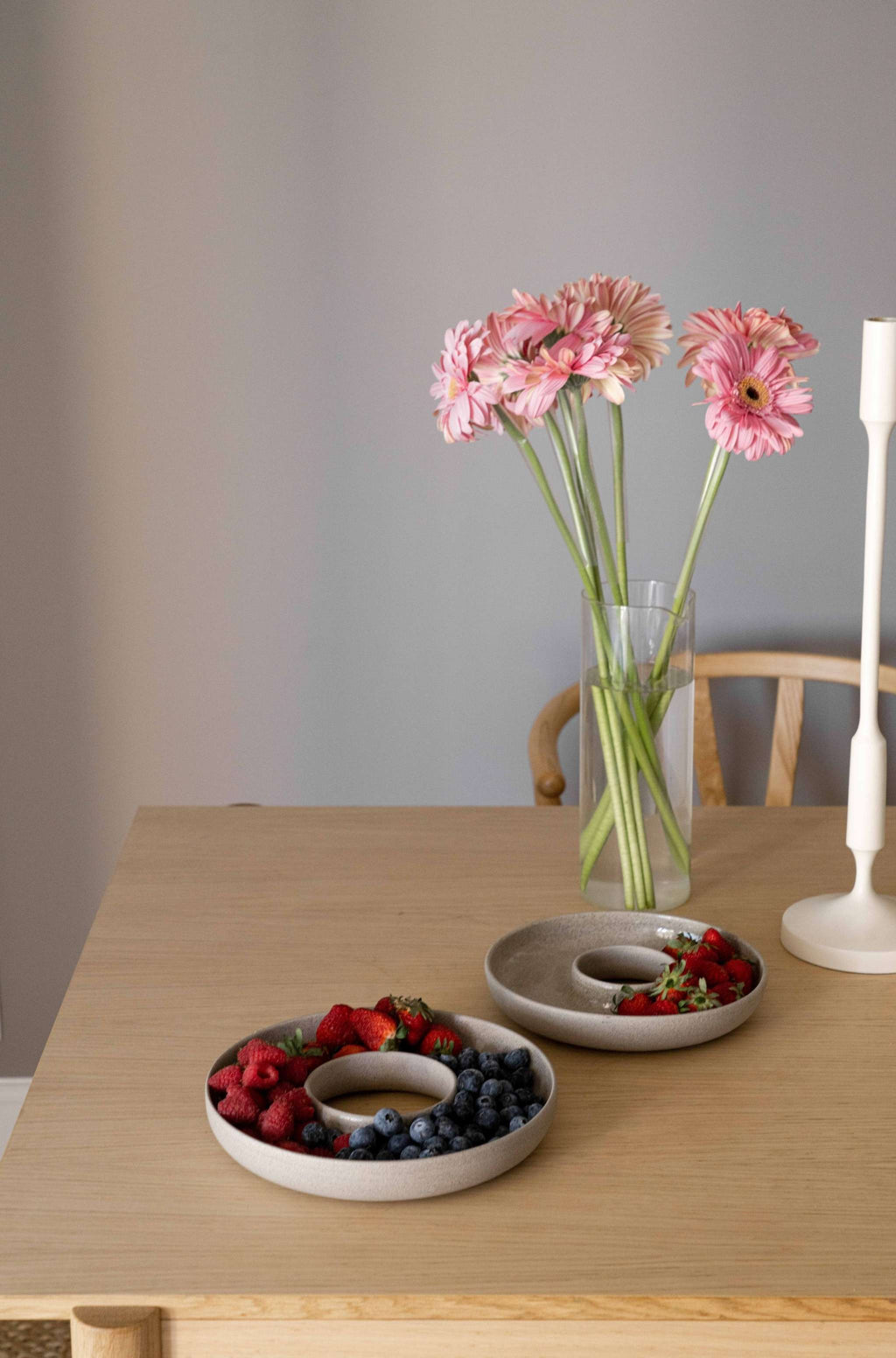 Concrete Stoneware Serving Dish, alternate view