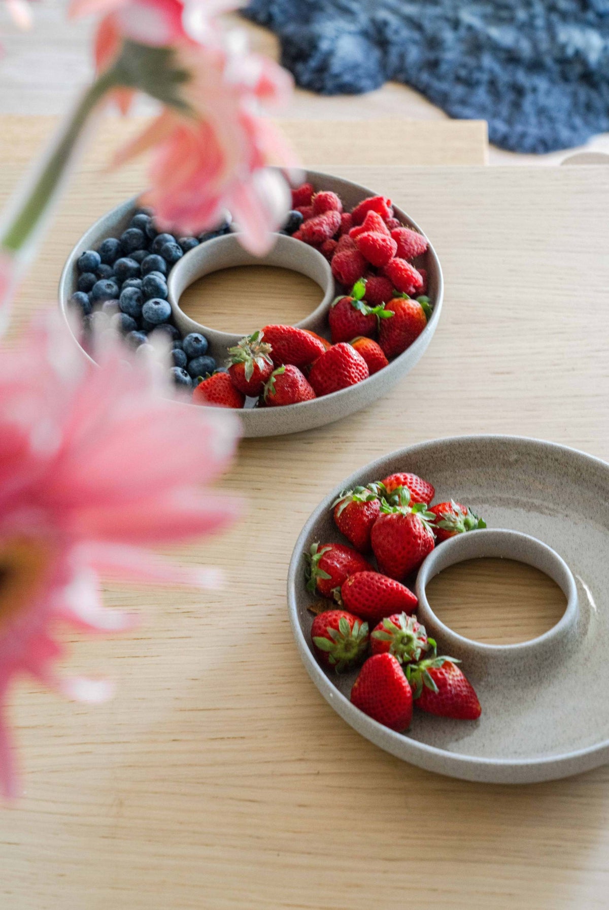 Concrete Stoneware Serving Dish
