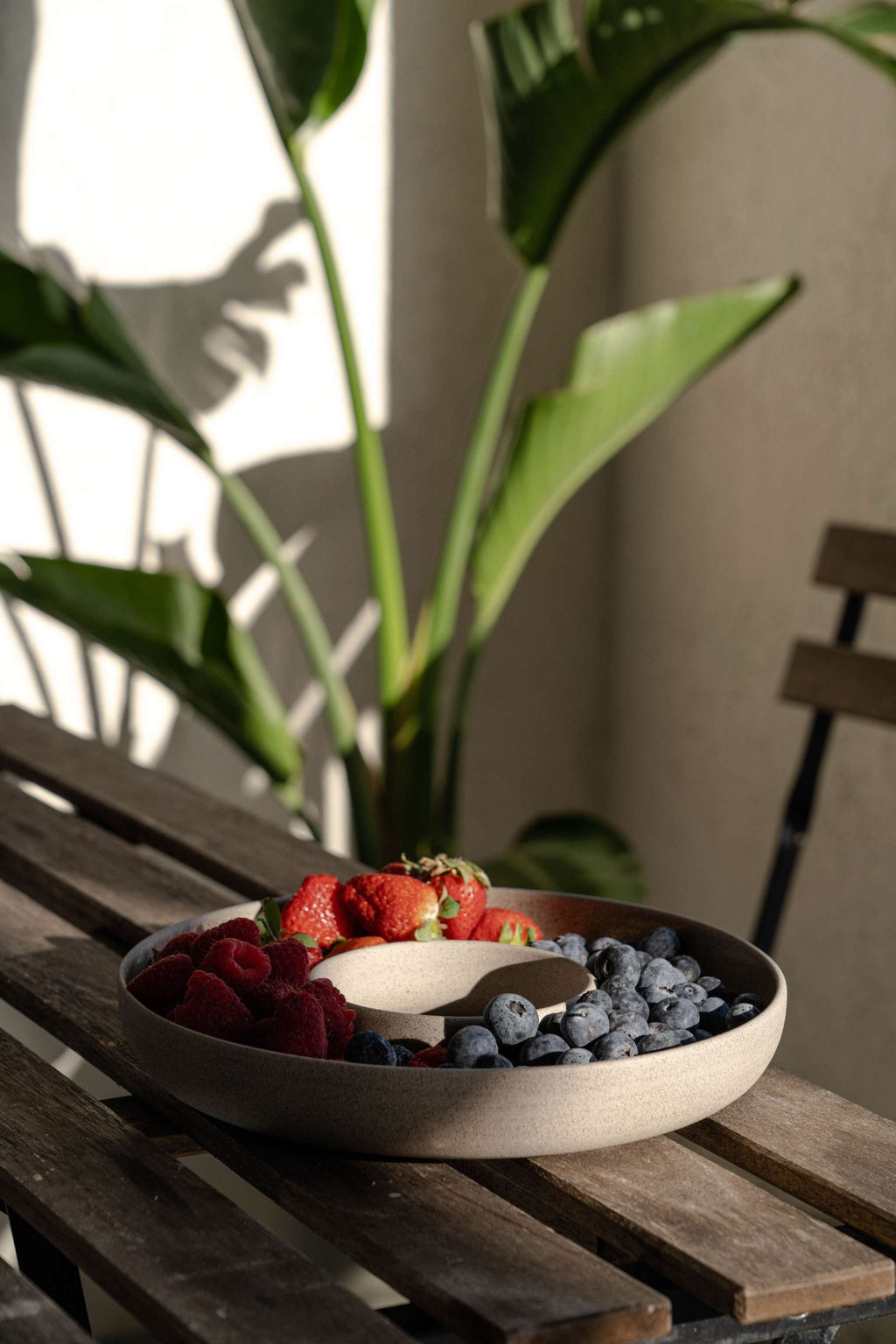 Concrete Stoneware Serving Dish, another angle