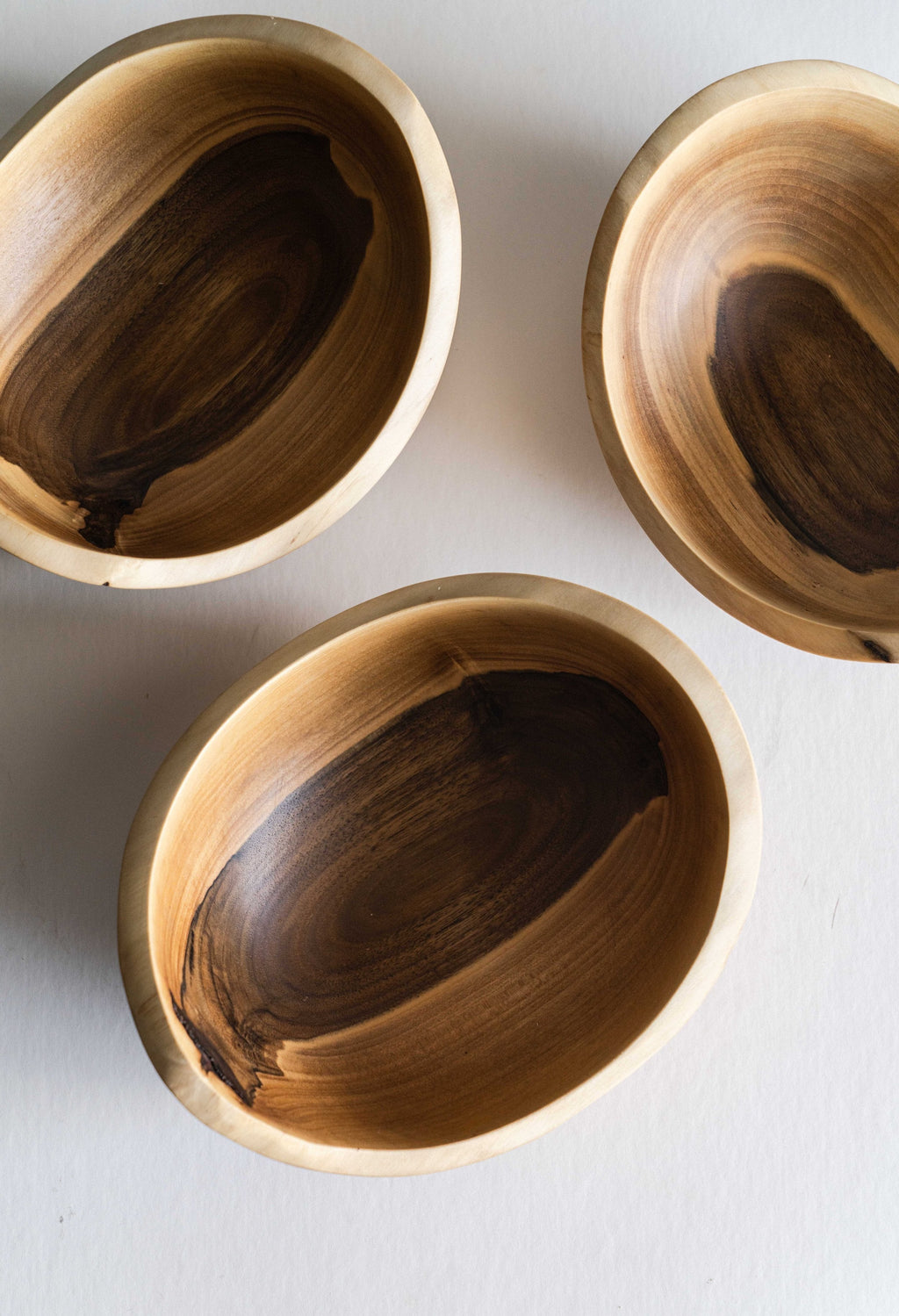 Hand-Carved Walnut Bowl, Small, view 6