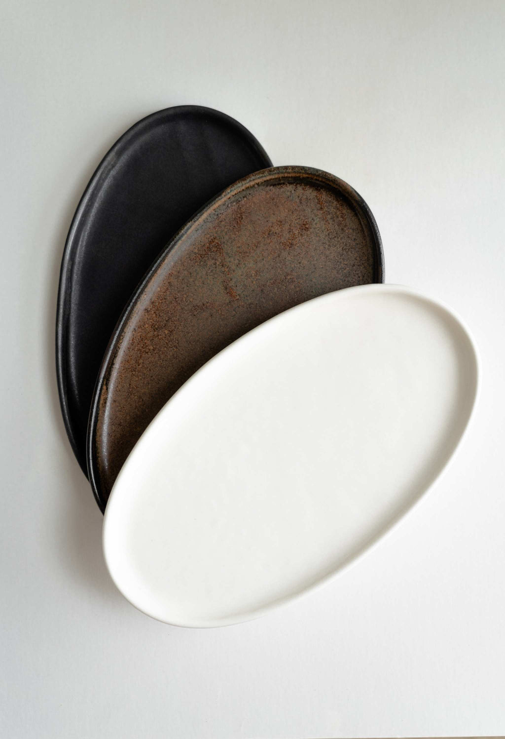 Rust Matte Oval Serving Platter