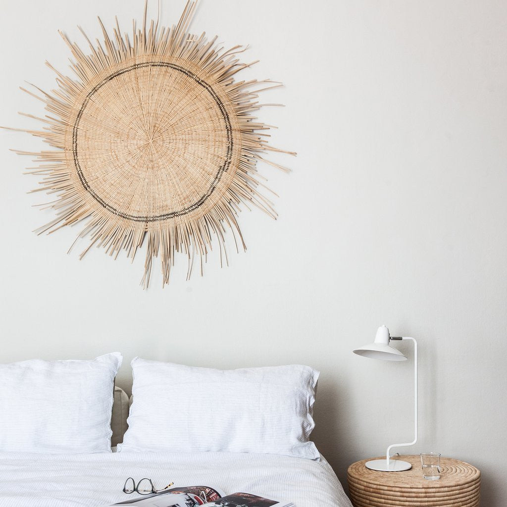 Natural Sun Circle Woven Wall Hanging, 36 in, alternate view