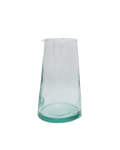 Mouth-Blown Recycled Glass Tapered Carafe, view 5