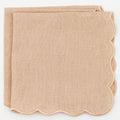 Vanilla Swirl Linen Napkins, Set of 4