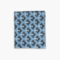 Zeenat Linen Table Runner, Steel Blue
