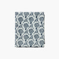 Nikhar Hand-Printed Linen Runner, Azure Blue