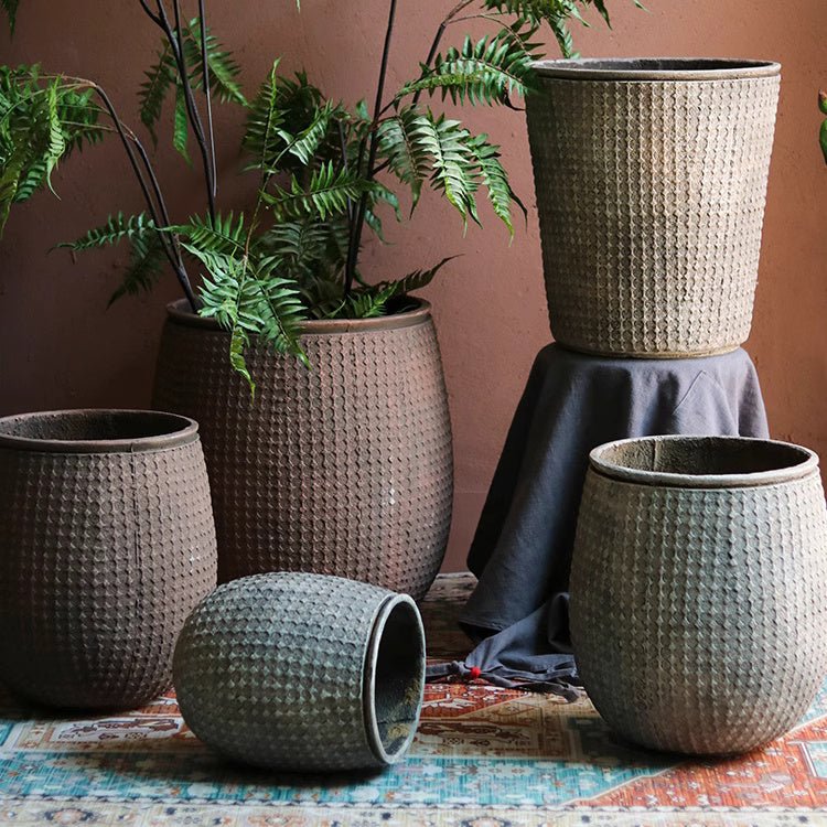 Stone Textured Planter