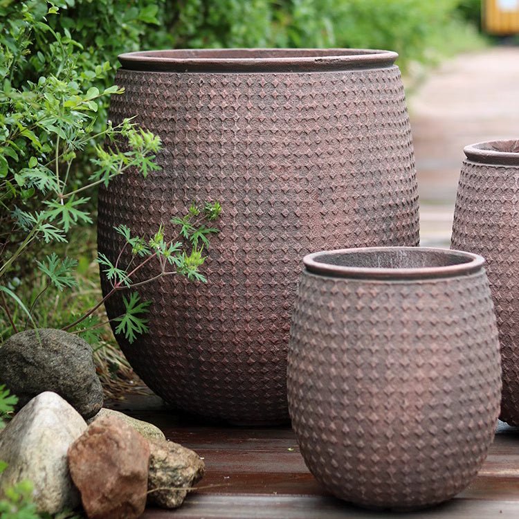 Stone Textured Planter, another angle
