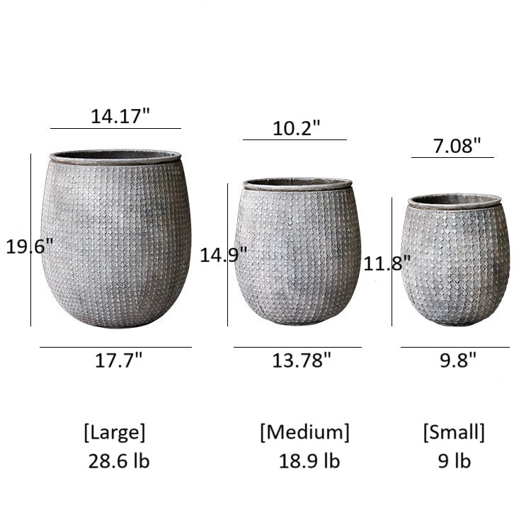 Stone Textured Planter, view 9