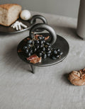 Guculia Pedestal Serving Platter, Shadow
