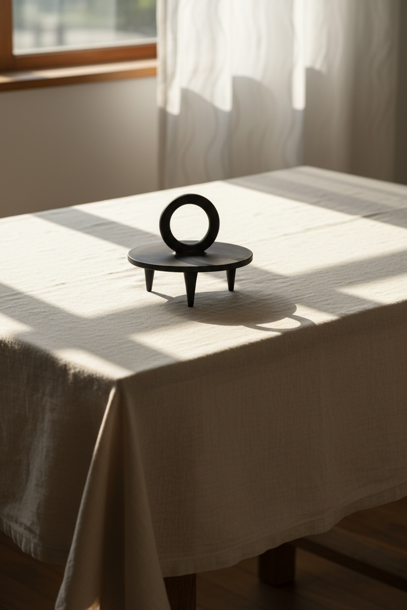 Guculia Pedestal Serving Platter, Shadow, view 7