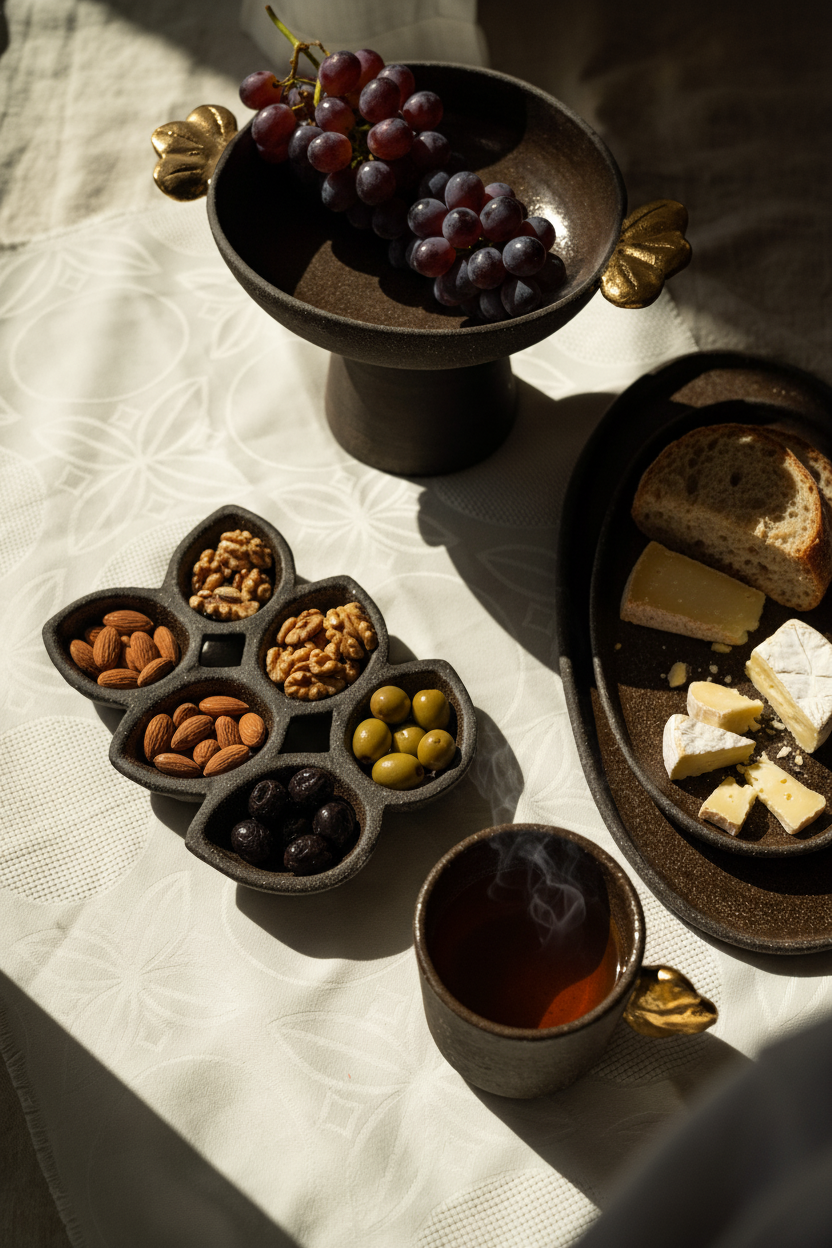 Pumpernickel Oval Serving Platter