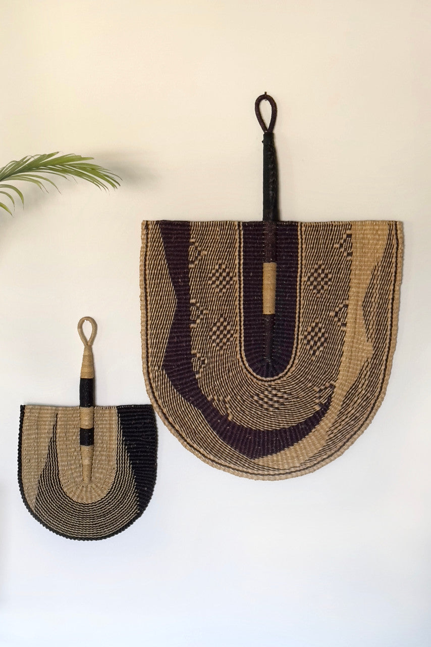 Handwoven Decorative Fan, Large, alternate view