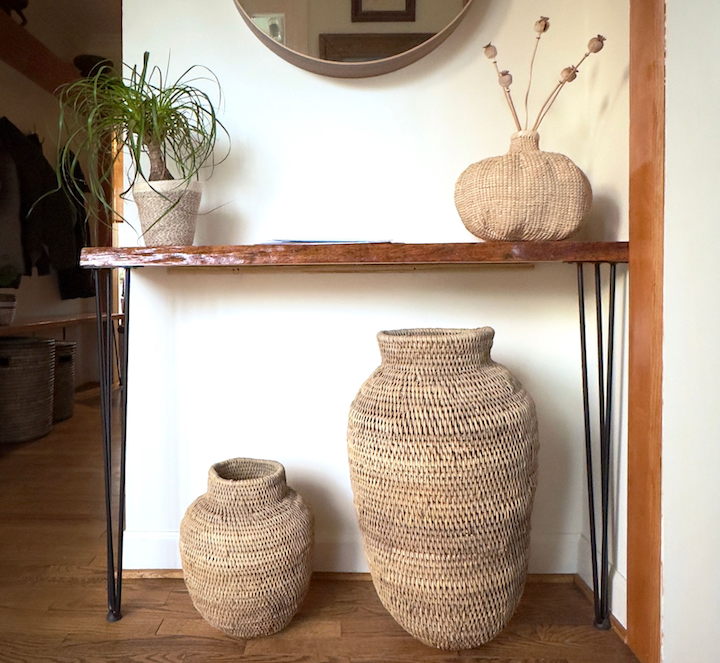 Buhera Hand-Coiled Gathering Basket, Large, alternate view