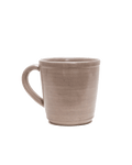 Oval Clay-Toned Ceramic Mug