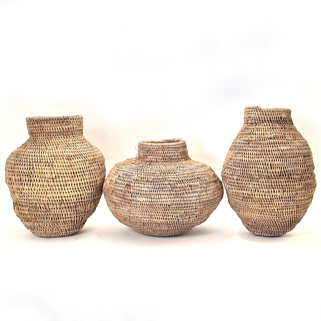 Buhera Hand-Coiled Gathering Basket, Large, view 5