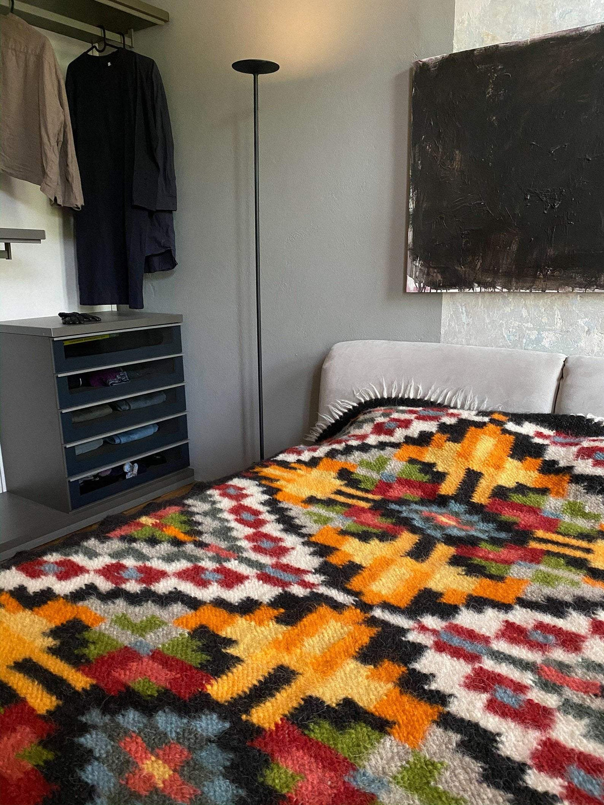 Traditional Carpathian Wool Lizhnyk Throw, view 5