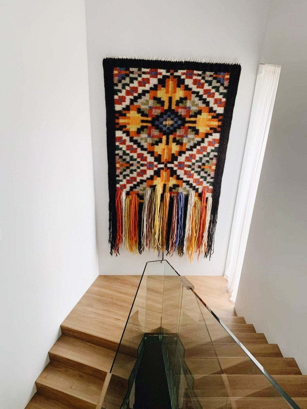Wool Wall Hanging, Carpathian Pattern