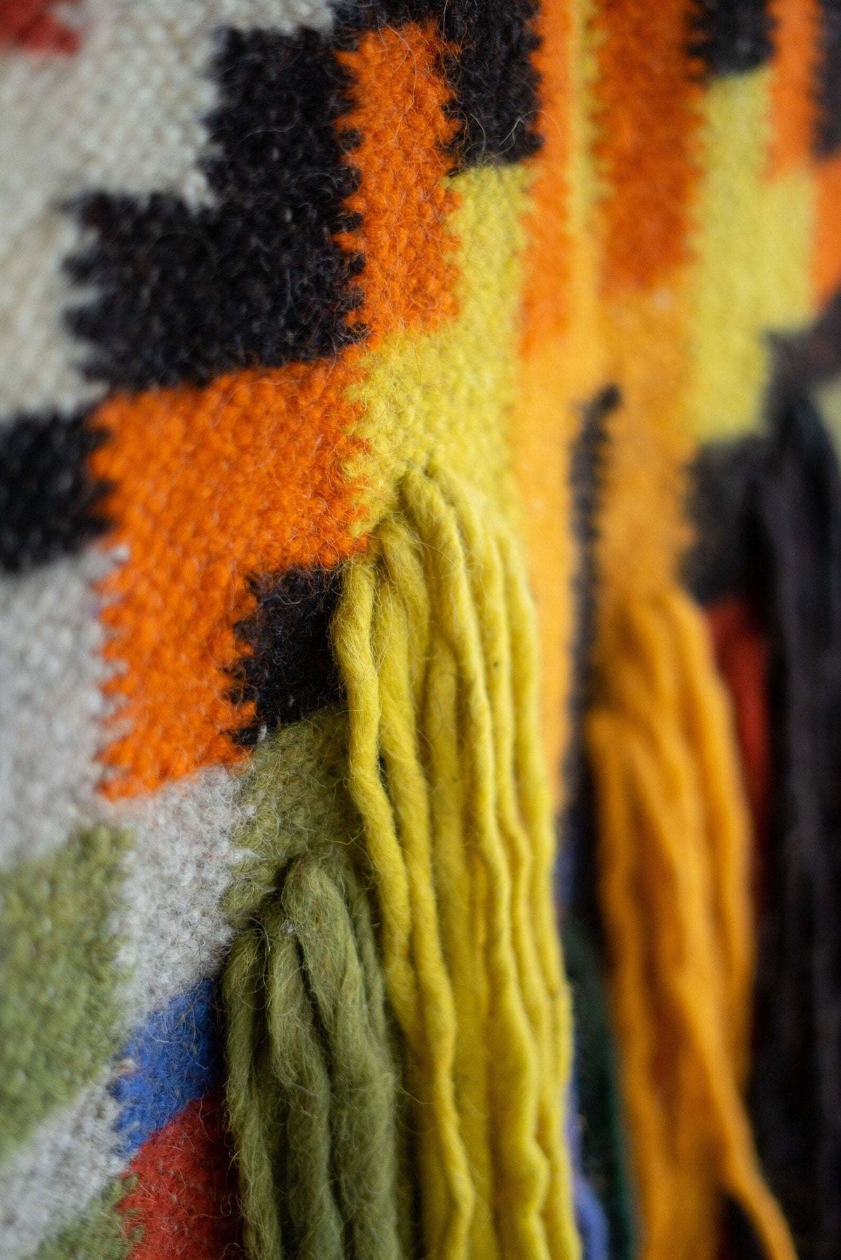 Wool Wall Hanging, Carpathian Pattern, view 5