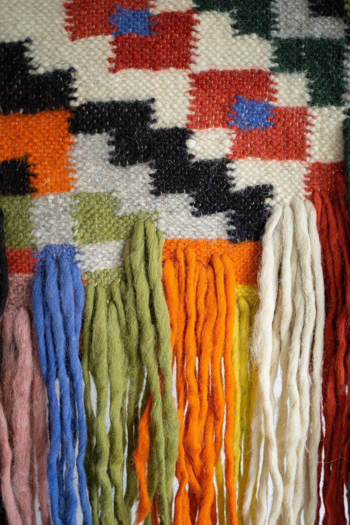 Wool Wall Hanging, Carpathian Pattern