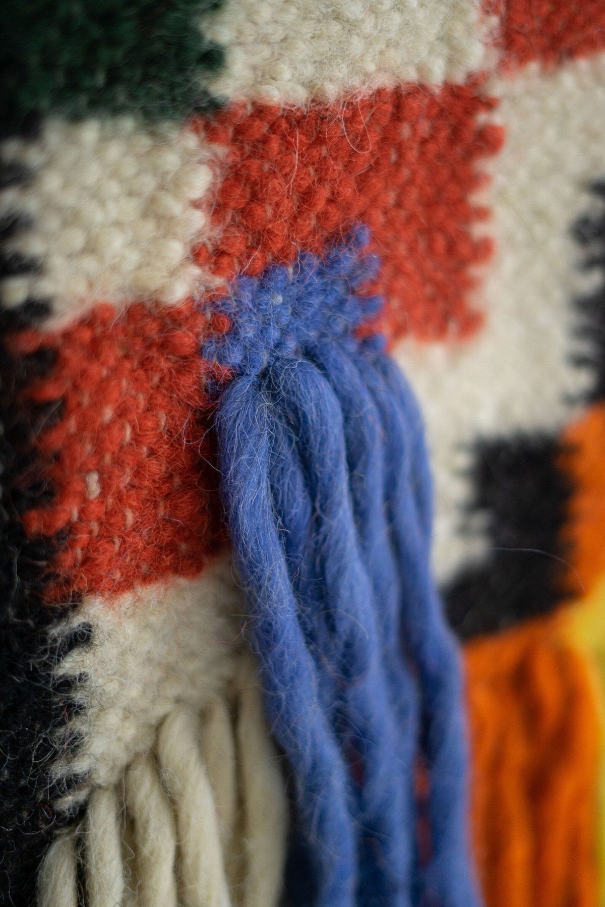 Wool Wall Hanging, Carpathian Pattern, view 6