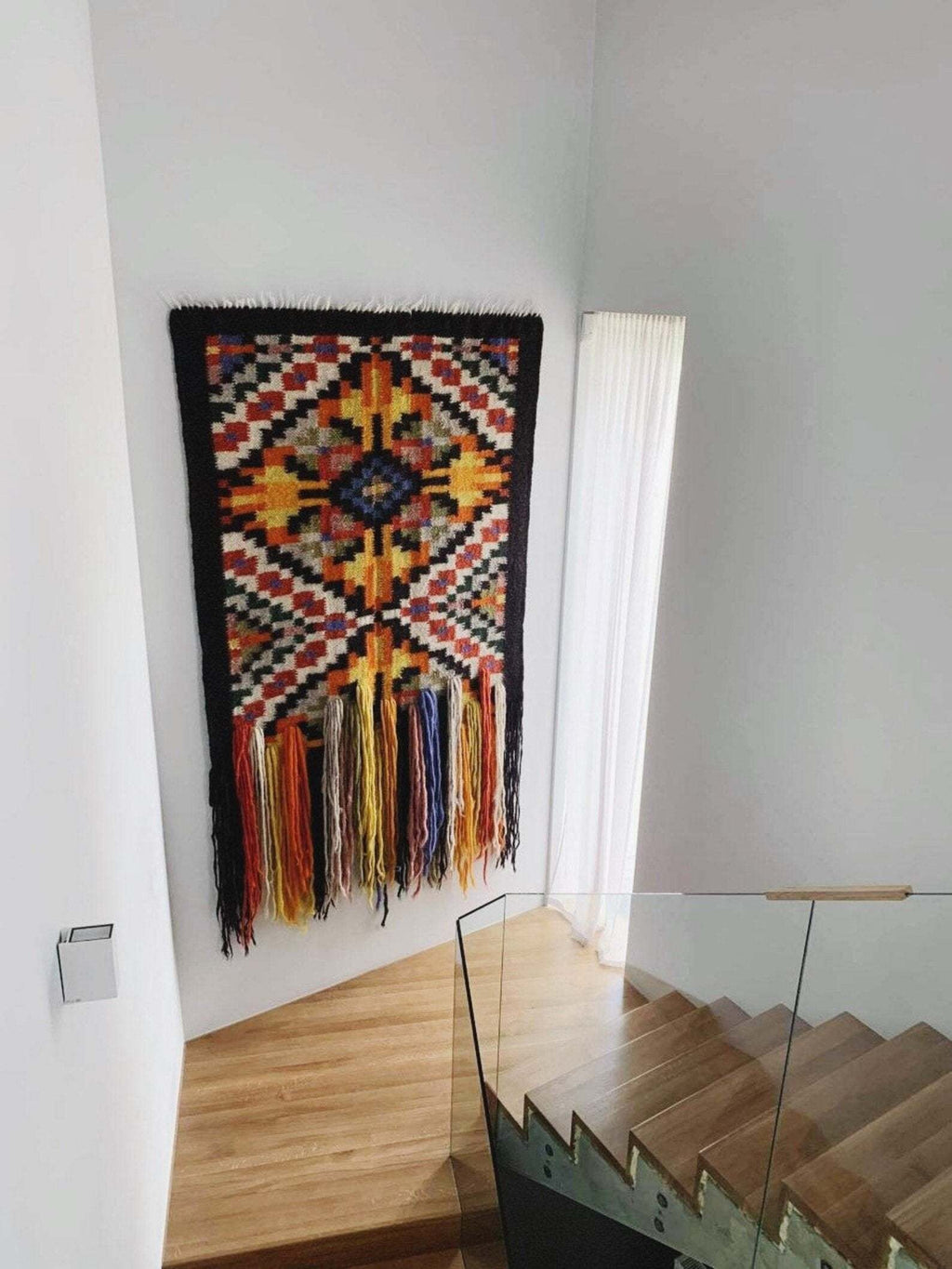 Wool Wall Hanging, Carpathian Pattern