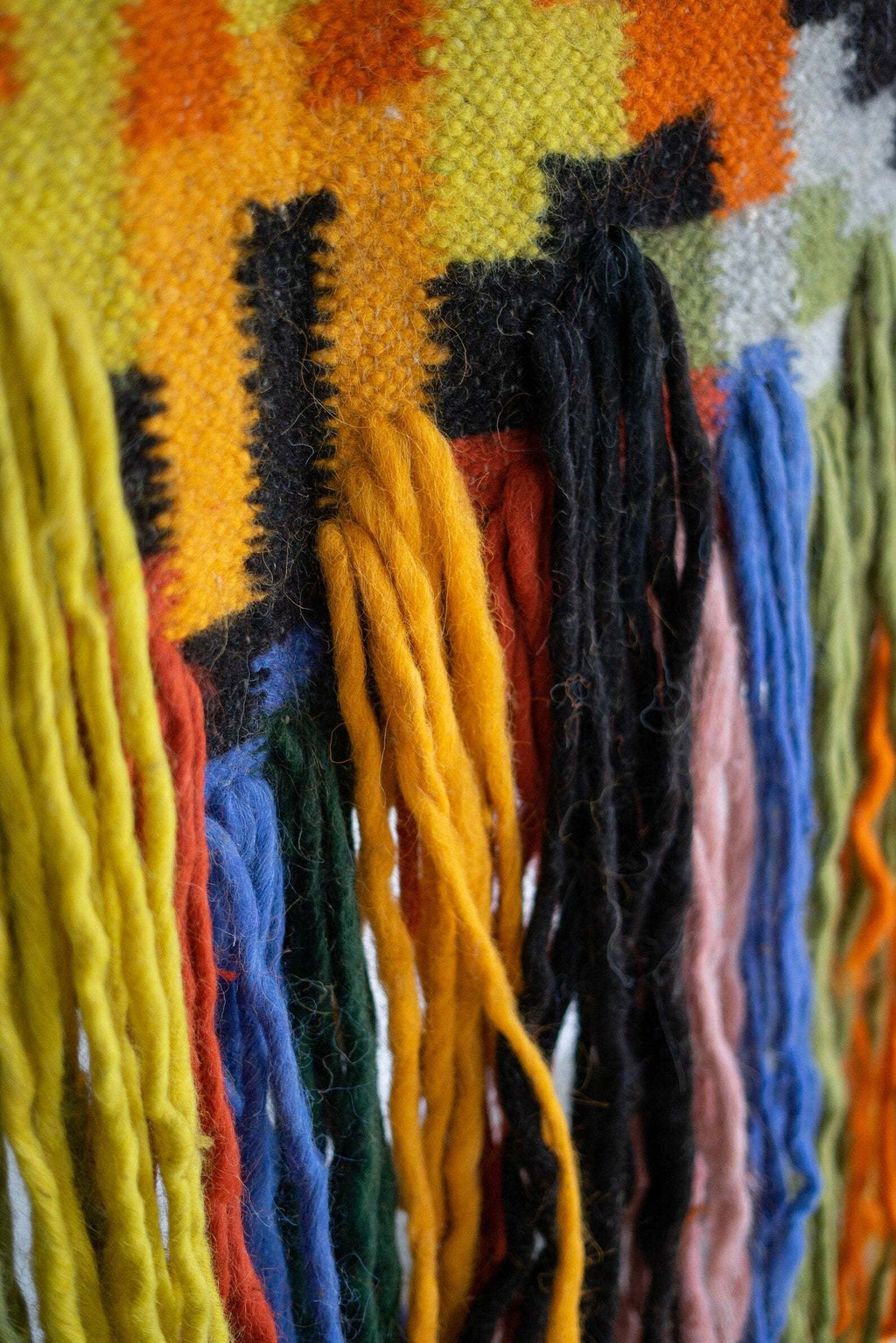 Wool Wall Hanging, Carpathian Pattern, alternate view