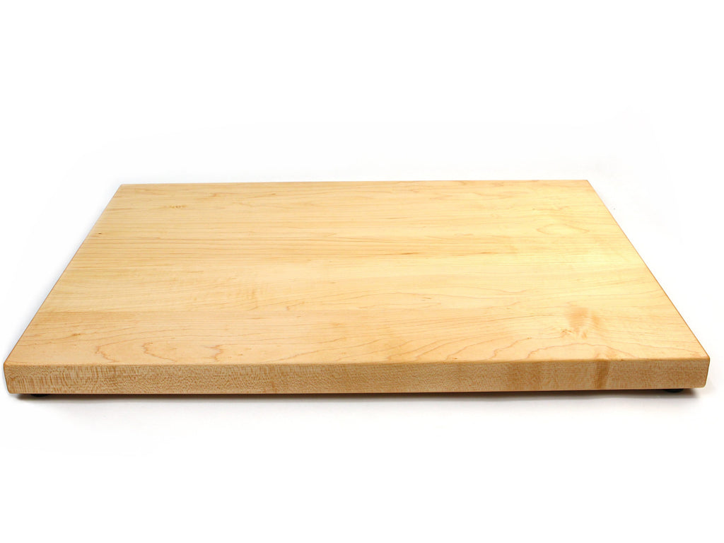 Thick Maple Butcher Block Board with Feet, view 6
