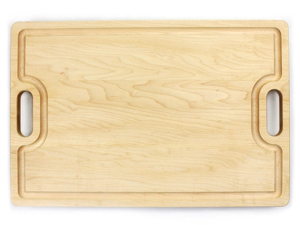 Reversible Hardwood Board with Handles, view 8