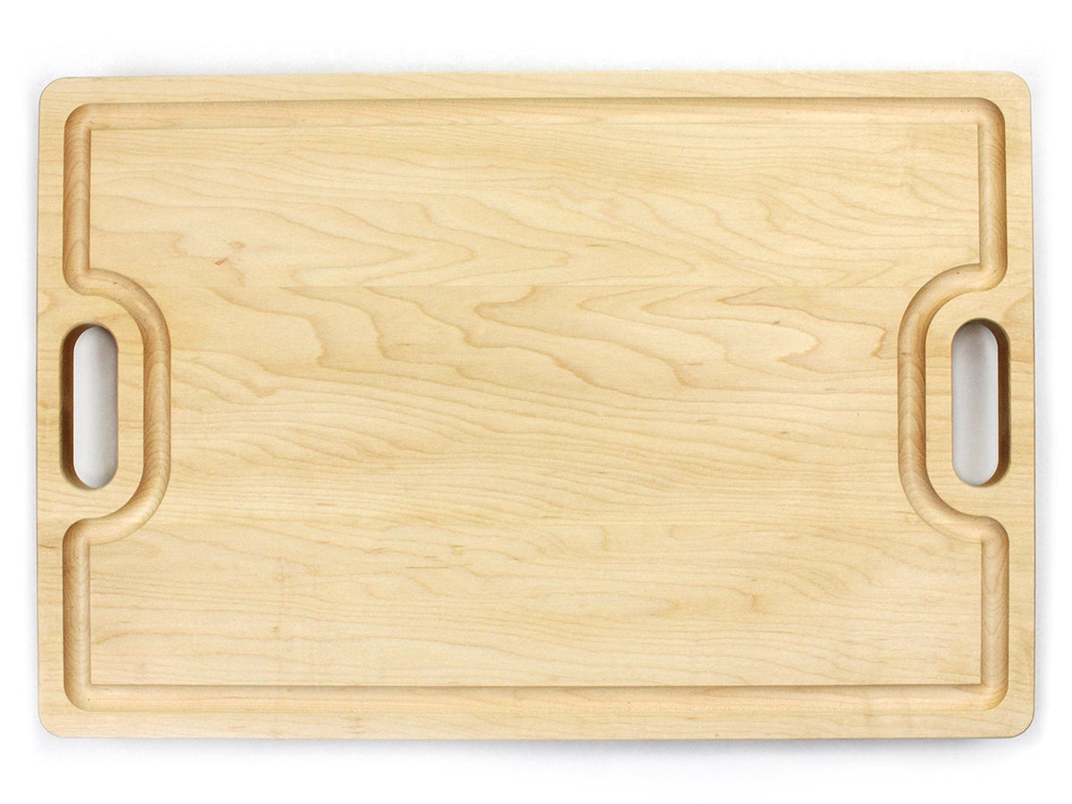 Reversible Hardwood Board with Handles, view 8