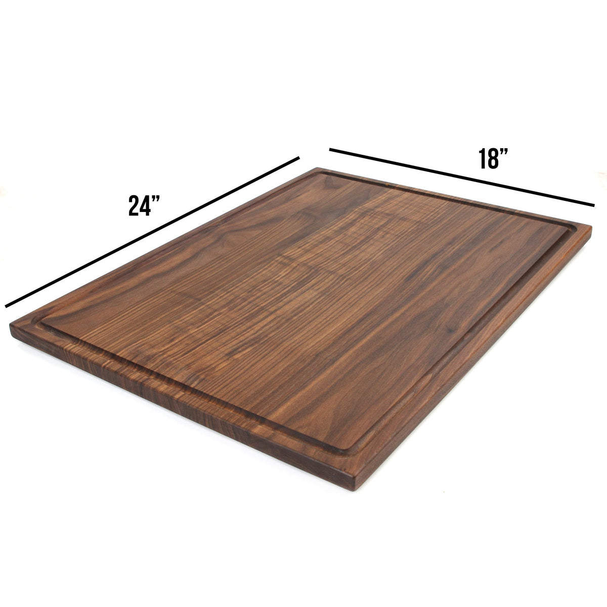 Extra Large Walnut Cutting Board, 24 x 18 in
