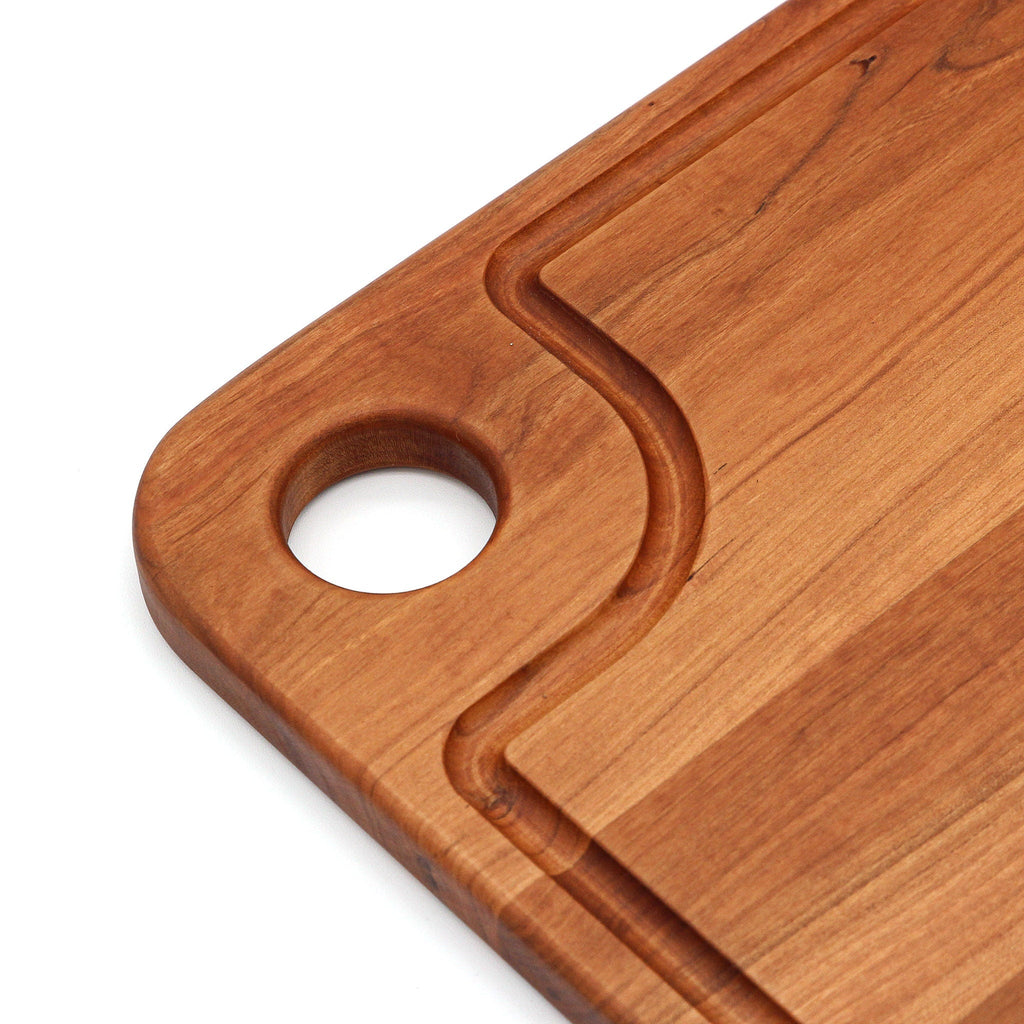 Hardwood Cutting Board with Thumb Hole, another angle