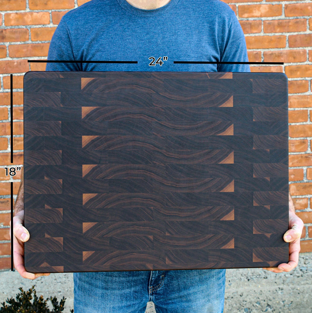 End Grain Butcher Block, Walnut or Maple, view 6