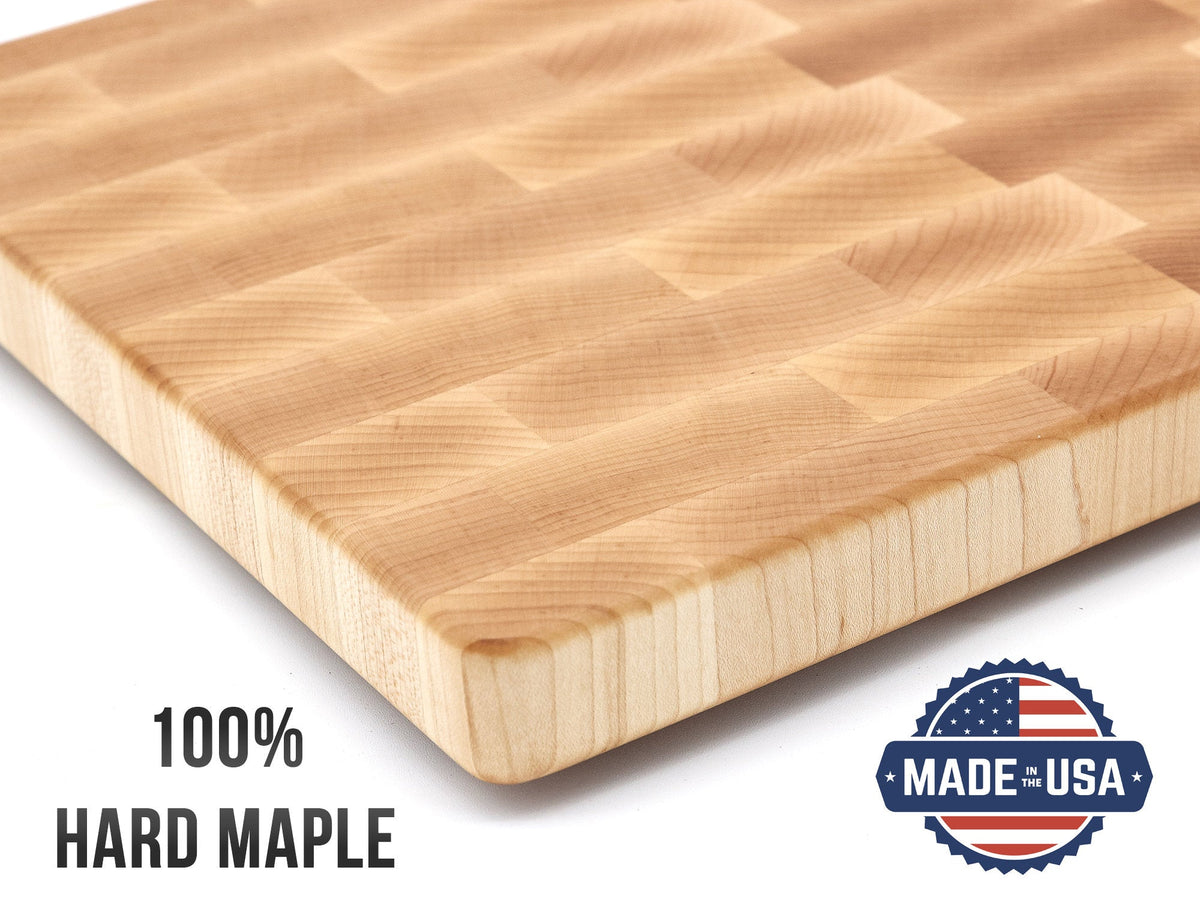 End Grain Butcher Block, Walnut or Maple, view 9