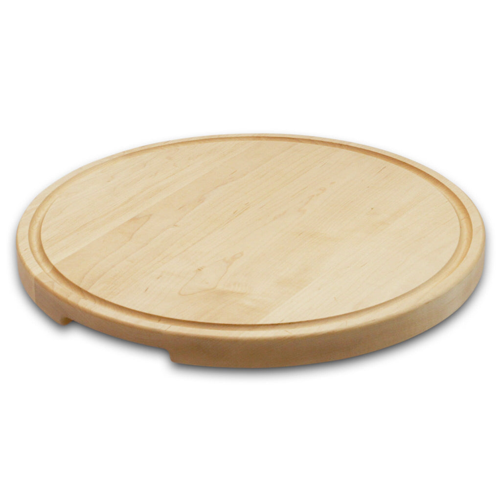 Round Board with Feet and Juice Groove, 18 in