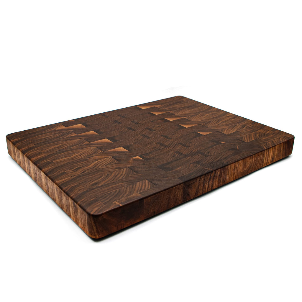End Grain Butcher Block, Walnut or Maple