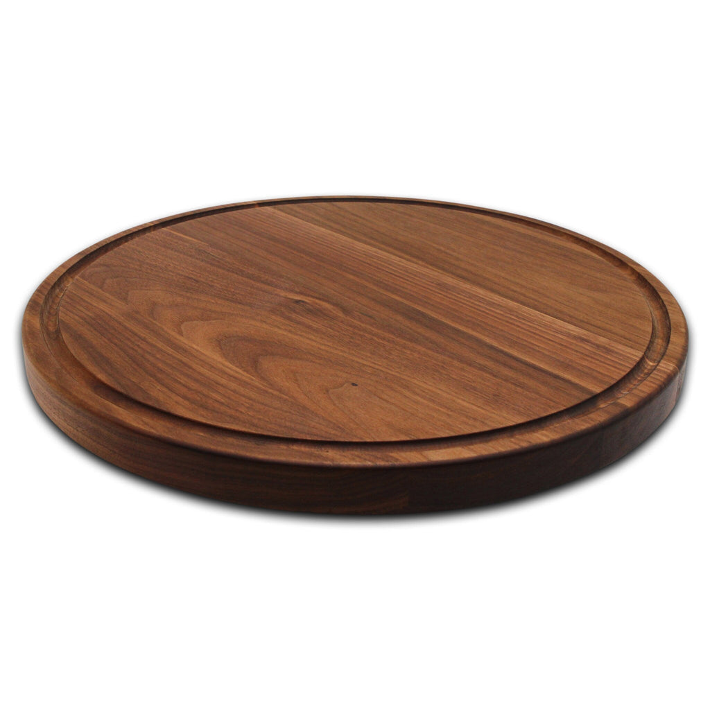 Round Board with Feet and Juice Groove, 18 in