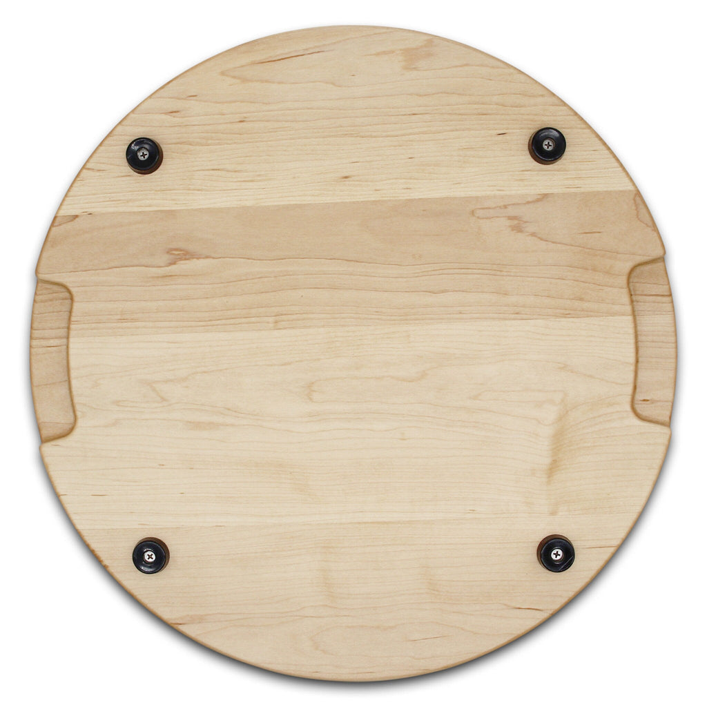 Round Board with Feet and Juice Groove, 18 in